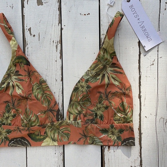 Boys + Arrows Phil Bikini Top in Flamingo NWT - Picture 8 of 8